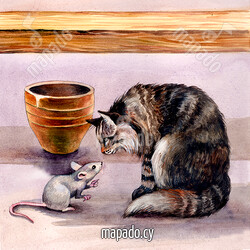 Дружба кошки и мышки